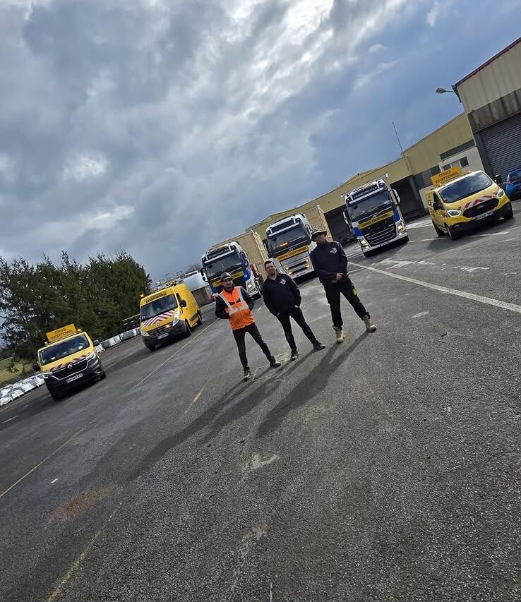 Transport d'engin de chantier